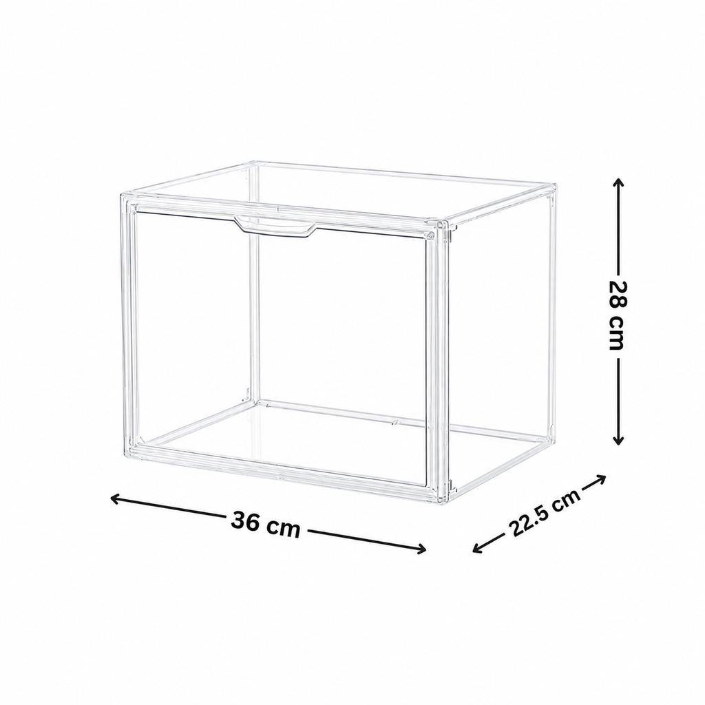 Clear Acrylic Stackable Box – Large