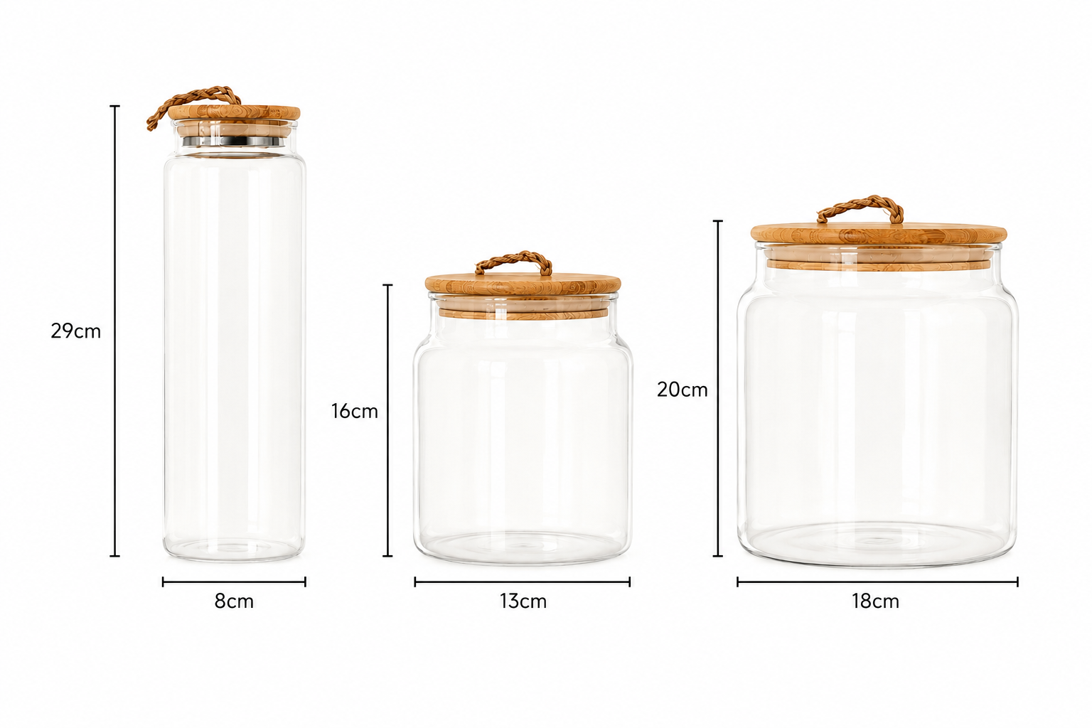Bamboo & Glass 5 Piece Laundry Pack with Liquid Jar