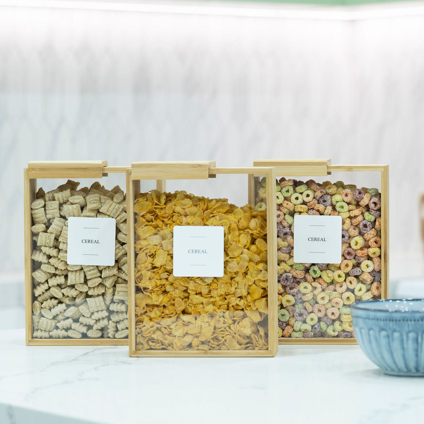 Bamboo Food Dispenser – 3L
